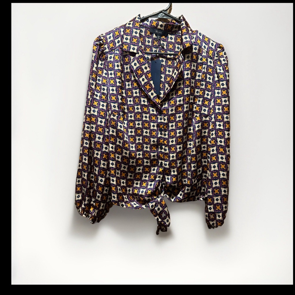 Eclair Women’s Multi Colored Geometric‎ Print Ballon Size M